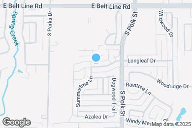 Map image of the property - 705 Longleaf Dr