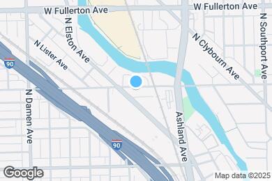 Map image of the property - 1717 W Webster Ave