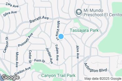 Map image of the property - 2434 Mira Vista Dr