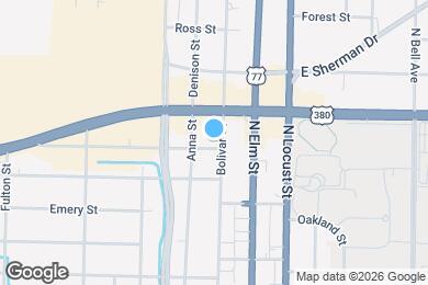 Map image of the property - 1801 Bolivar St