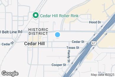 Map image of the property - Cedars Apartments