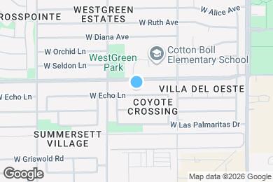 Map image of the property - 8610 W Echo Ln