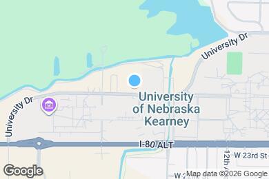 Map image of the property - 1705 University Dr