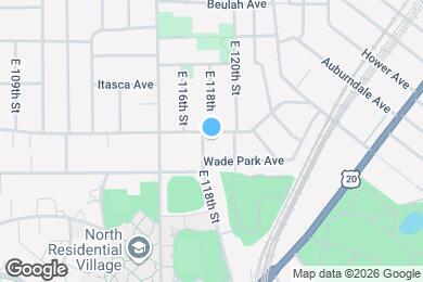 Map image of the property - 1515 E 118th St
