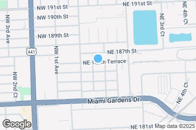 Map image of the property - 72 NE 186th Ter