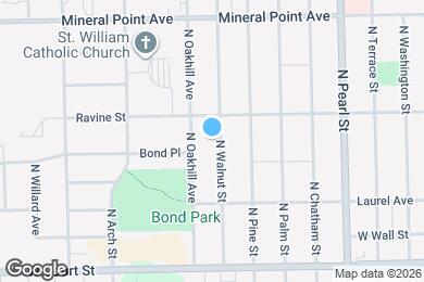 Map image of the property - 319 N Walnut St