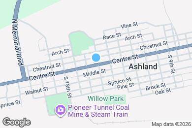 Map image of the property - 1507 Centre St