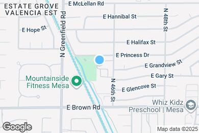 Map image of the property - 1337 N Parkcrest
