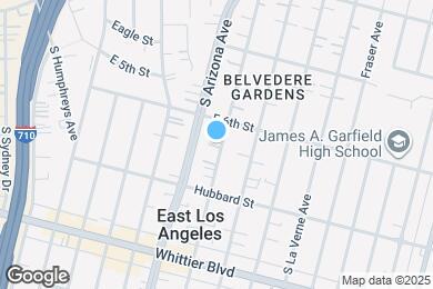 Map image of the property - 627 S Kern Ave