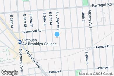 Map image of the property - 1626 Brooklyn Ave