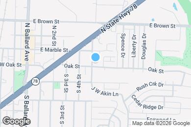 Map image of the property - The Canopy at Wylie