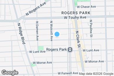 Map image of the property - 1832 W Greenleaf Ave