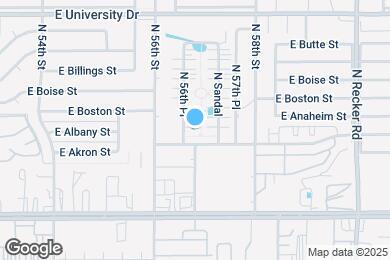 Map image of the property - 145 N 56th Pl