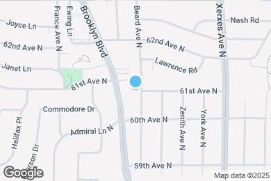 Map image of the property - Beard Ave Apartments