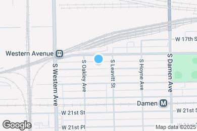 Map image of the property - 2228 W 18th Pl