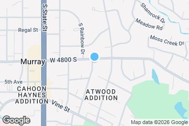 Map image of the property - 264 E 4800 S