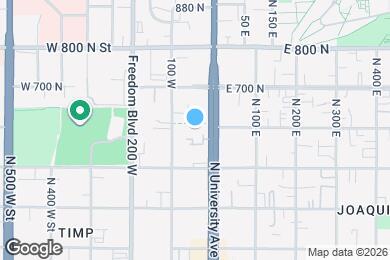 Map image of the property - 591 N University Ave