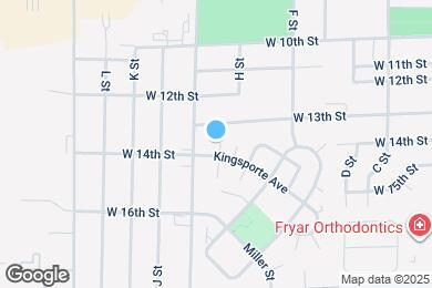 Map image of the property - 822 Kingsporte Ave