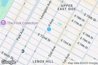 Map image of the property - 205 E 73rd St