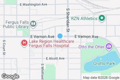 Map image of the property - 412 E Vernon Ave