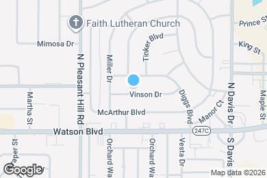 Map image of the property - 123 Vinson Dr