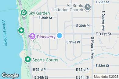 Map image of the property - 3117 S Detroit Ave