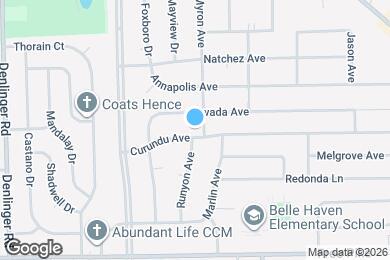 Map image of the property - 4551 Curundu Ave