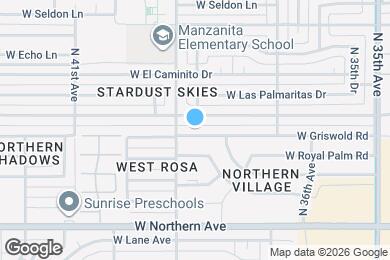 Map image of the property - 3826 W Griswold Rd