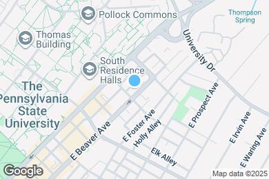 Map image of the property - 511 E Beaver Ave
