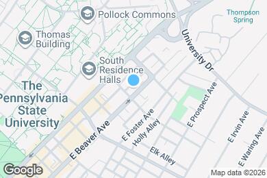 Map image of the property - 511.5 E Beaver Ave