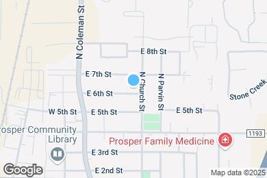 Map image of the property - 307 E 6th St