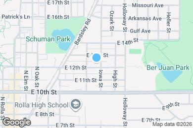 Map image of the property - 609 E 12th St