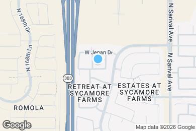 Map image of the property - 16604 W Sierra St