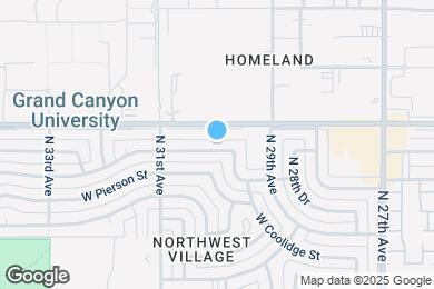 Map image of the property - 3020 W Mariposa St