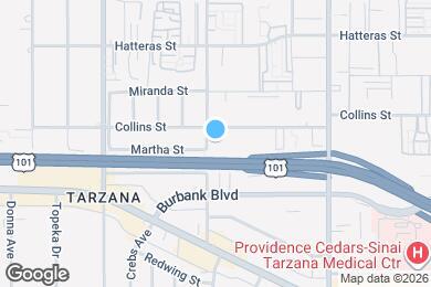 Map image of the property - 5644 Yolanda Ave