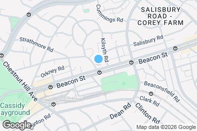 Map image of the property - 1834 Beacon St