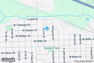 Map image of the property - 1023 W Snyder St