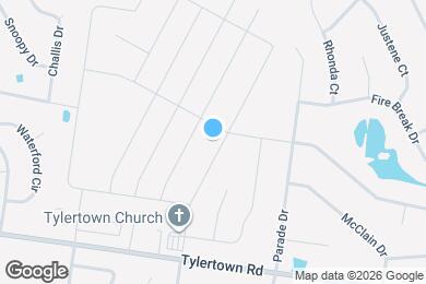 Map image of the property - 1349 Millet Dr