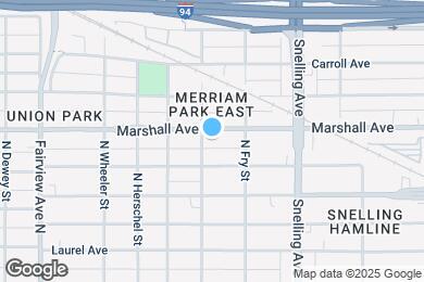 Map image of the property - 1660 Marshall Ave