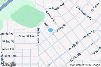 Map image of the property - 1202 W 2nd St