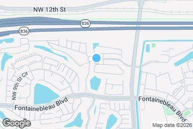 Map image of the property - 10011 NW 8th St