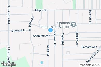 Map image of the property - 800 Arlington Ave