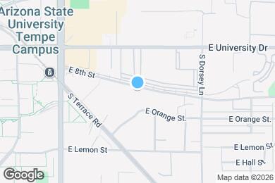 Map image of the property - 1005 E 8th St