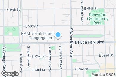 Map image of the property - 1118 E Hyde Park Blvd