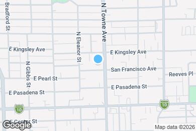 Map image of the property - 547 San Francisco Ave