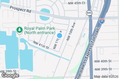 Map image of the property - 4180 NW 11th Ave