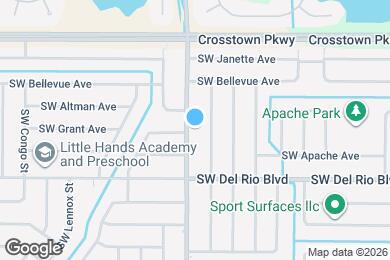 Map image of the property - 1829 SW California Blvd