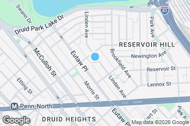 Map image of the property - 2242 Linden Ave