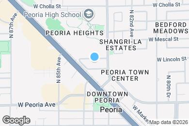 Map image of the property - 8321 W Edwards St