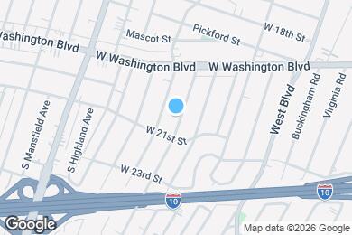 Map image of the property - 2023 S Harcourt Ave